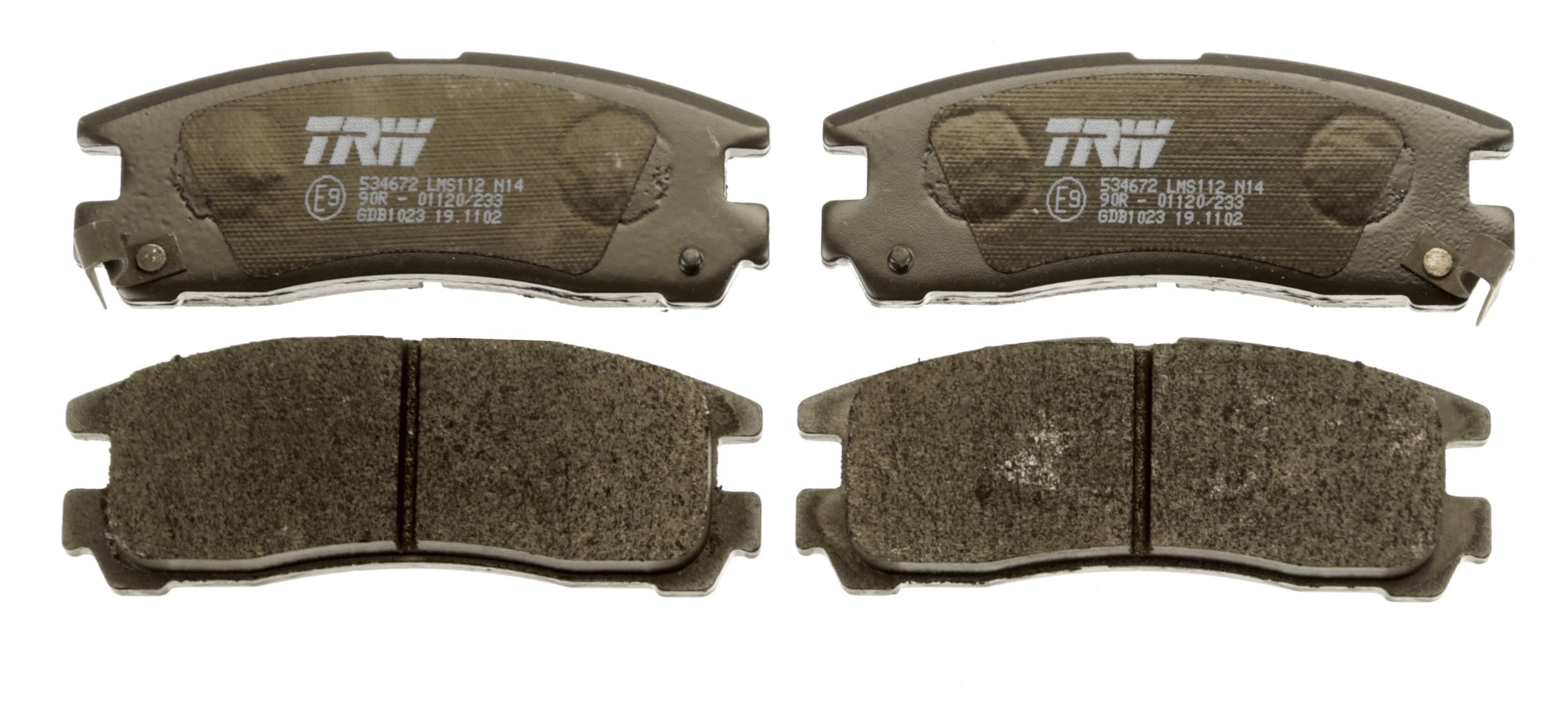 TRW DISC BRAKE PADS - TecDoc 2