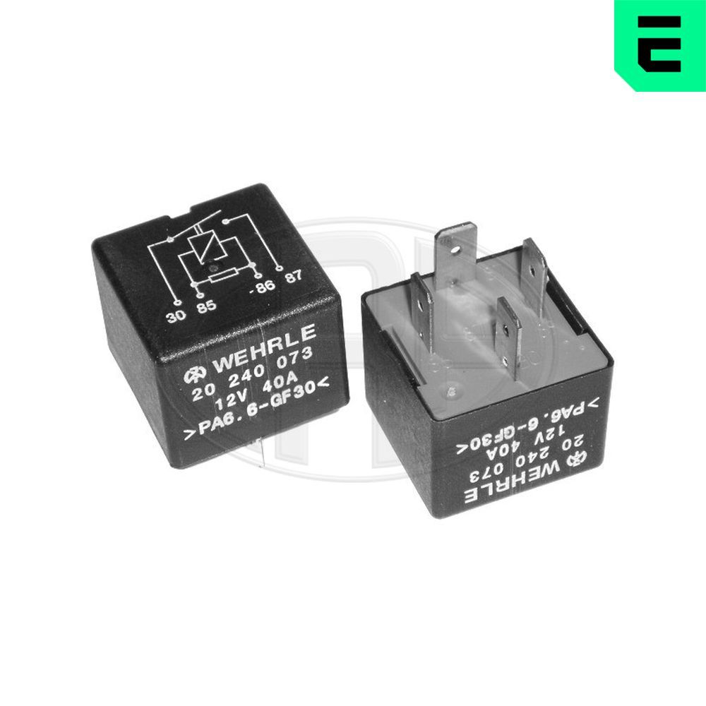 Relais, Kühlerlüfternachlauf