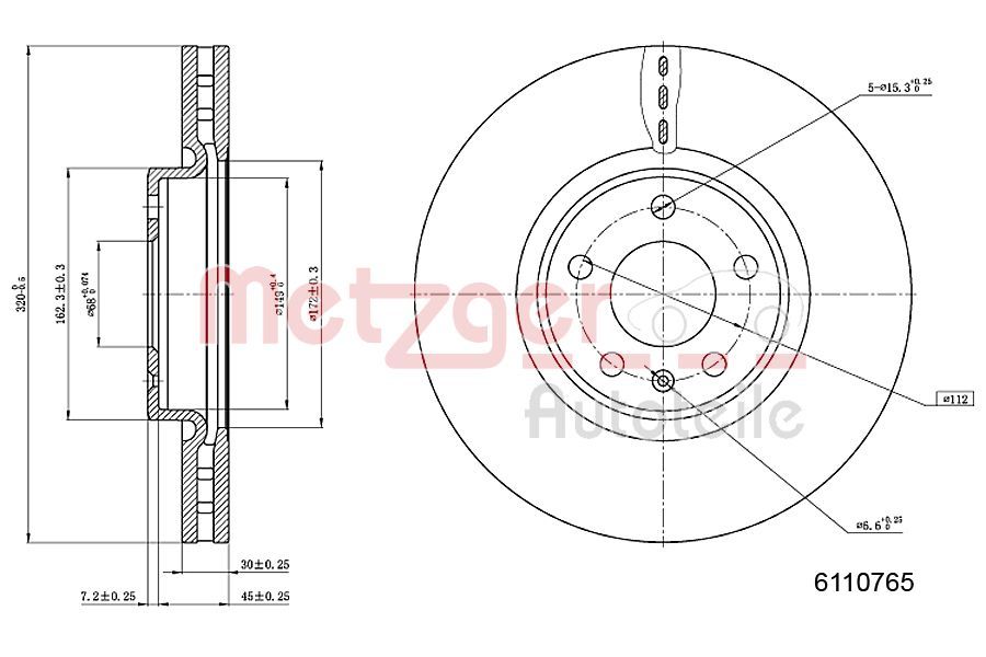 Brake Disc 6110765