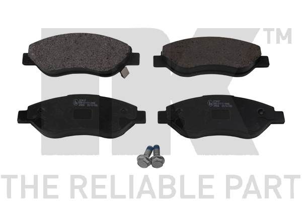 Bremsbelagsatz, Scheibenbremse