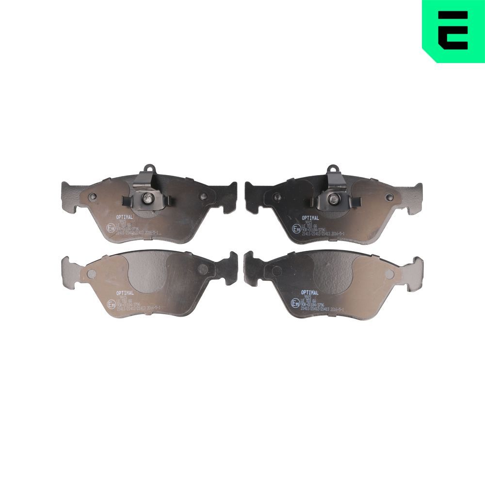 OPTIMAL BP-09915 - Bremsbelagsatz, Scheibenbremse