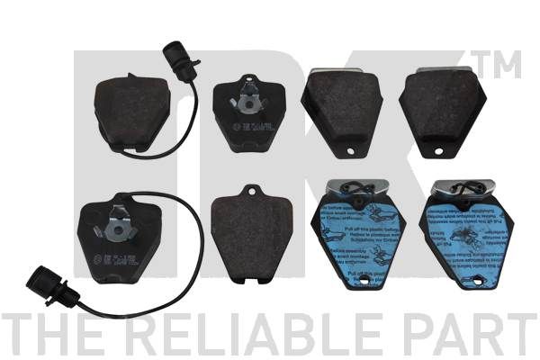 Bremsbelagsatz, Scheibenbremse