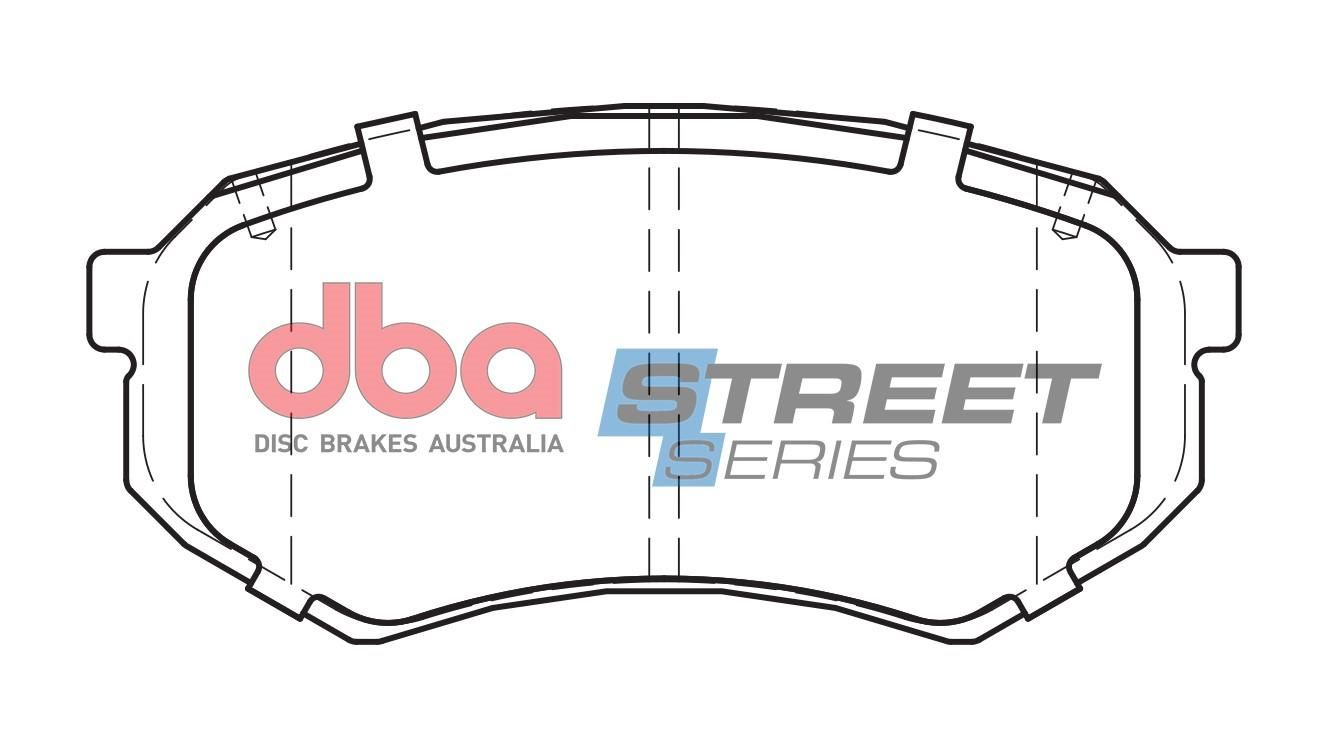 DBA SS STREET SERIES BRAKE PADS [ Toyota 1988-98 F ] - TecDoc Only