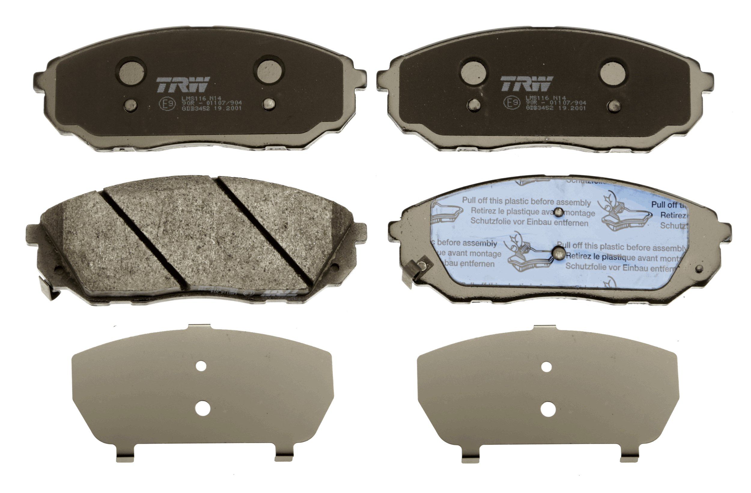 TRW DISC BRAKE PADS - TecDoc Only