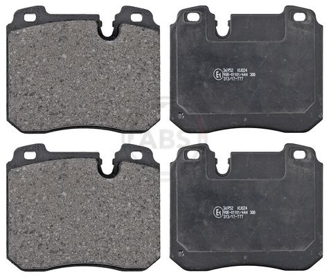 Bremsbelagsatz, Scheibenbremse