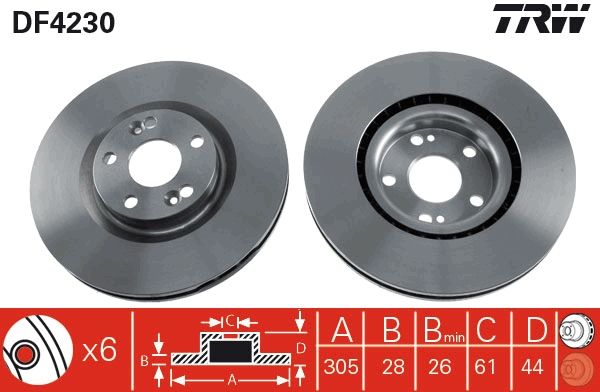 PAIRE DE DISQUES  9900