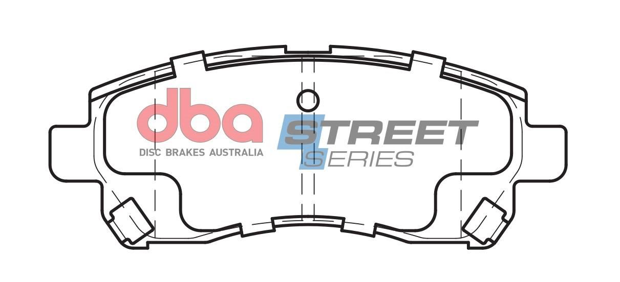DBA SS STREET SERIES BRAKE PADS [ Daihatsu/Suzuki & Toyota 2000-2014 F ] - TecDoc Only