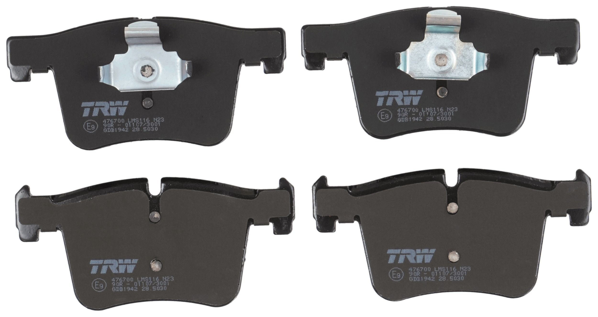 TRW DISC BRAKE PADS - TecDoc 2