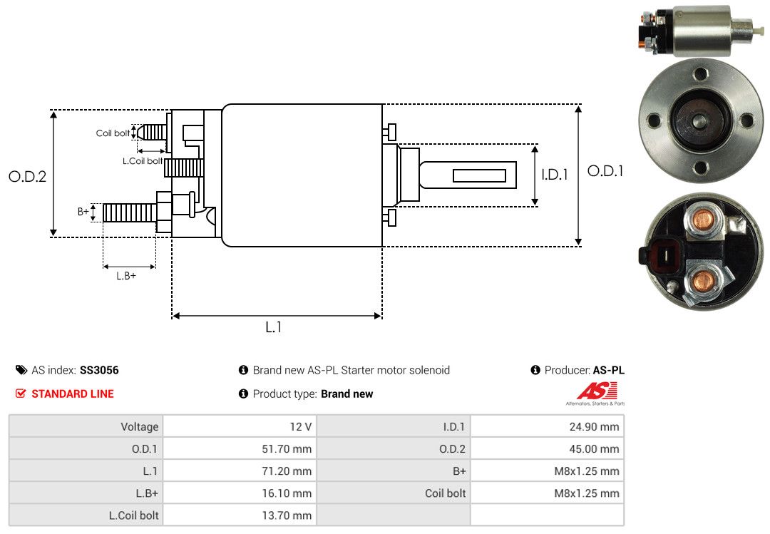 solenoidinis jungiklis, starteris