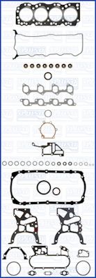 Juego completo de empaques, motor