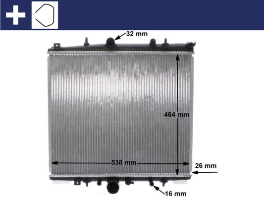 Radiador, refrigeración del motor
