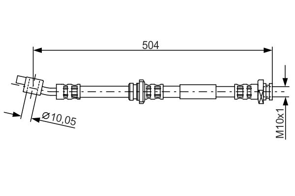 BOSCH 1 987 476 996 Brake Hose