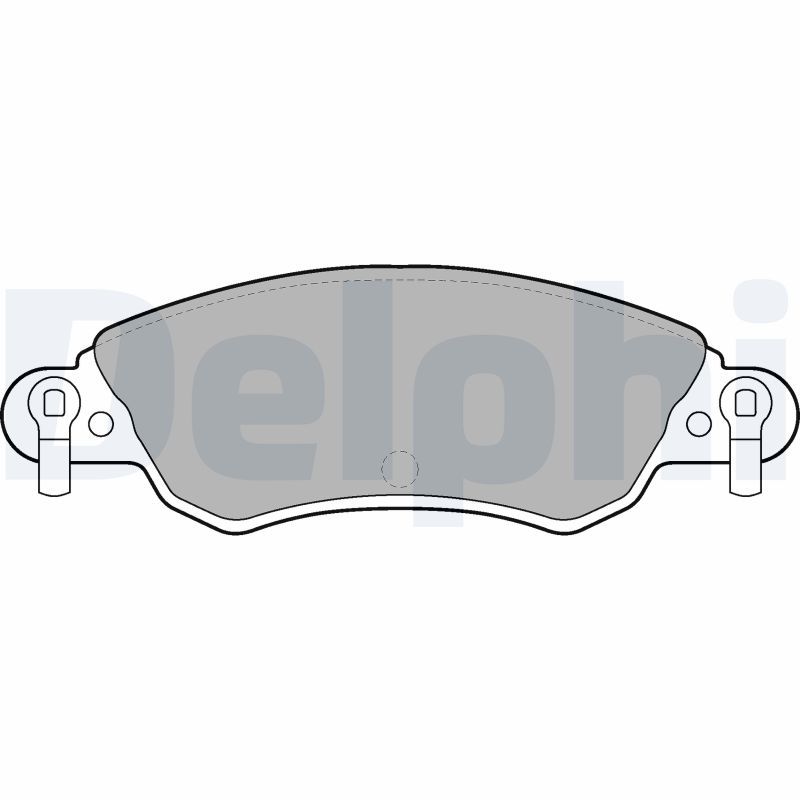 Brake Pad Set, disc brake LP1656