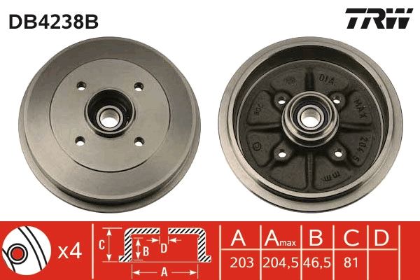 TAMBOUR DE FREIN + ROUL.