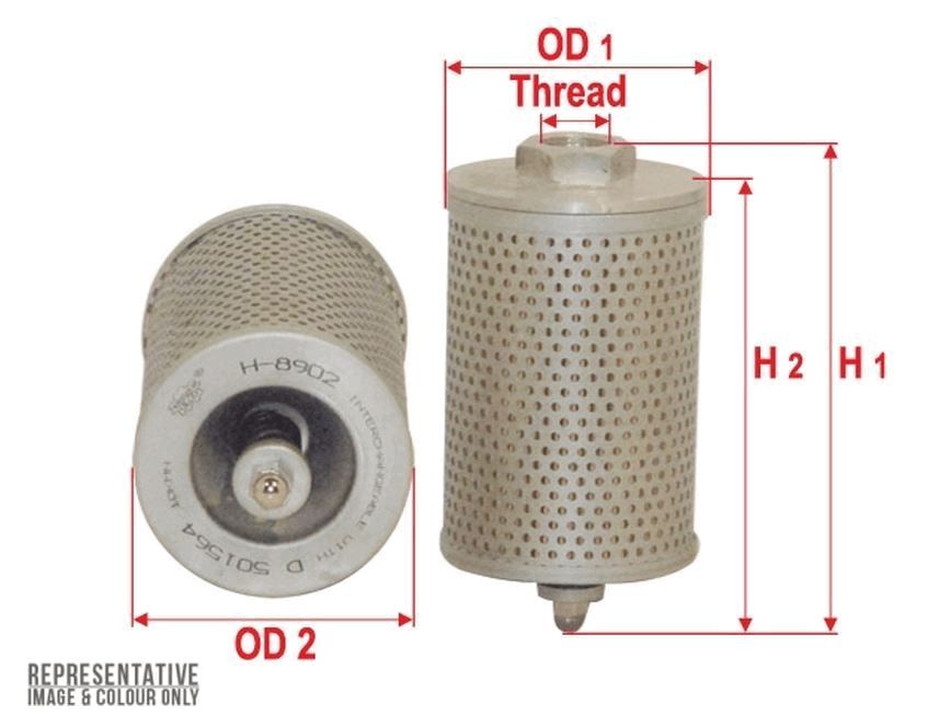 HYDRAULIC FILTER FITS - TecDoc Only