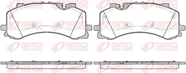 Brake Pad Set, disc brake 1744.00