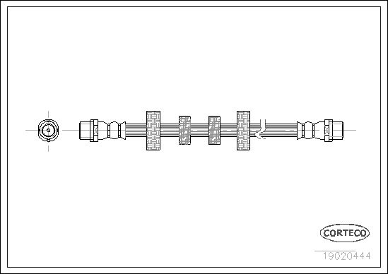 Brake Hose 19020444