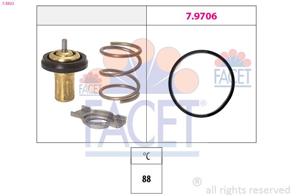 FACET 7.8822 - Thermostat, K&uuml;hlmittel