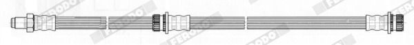 FHY2656 FERODO fékcső