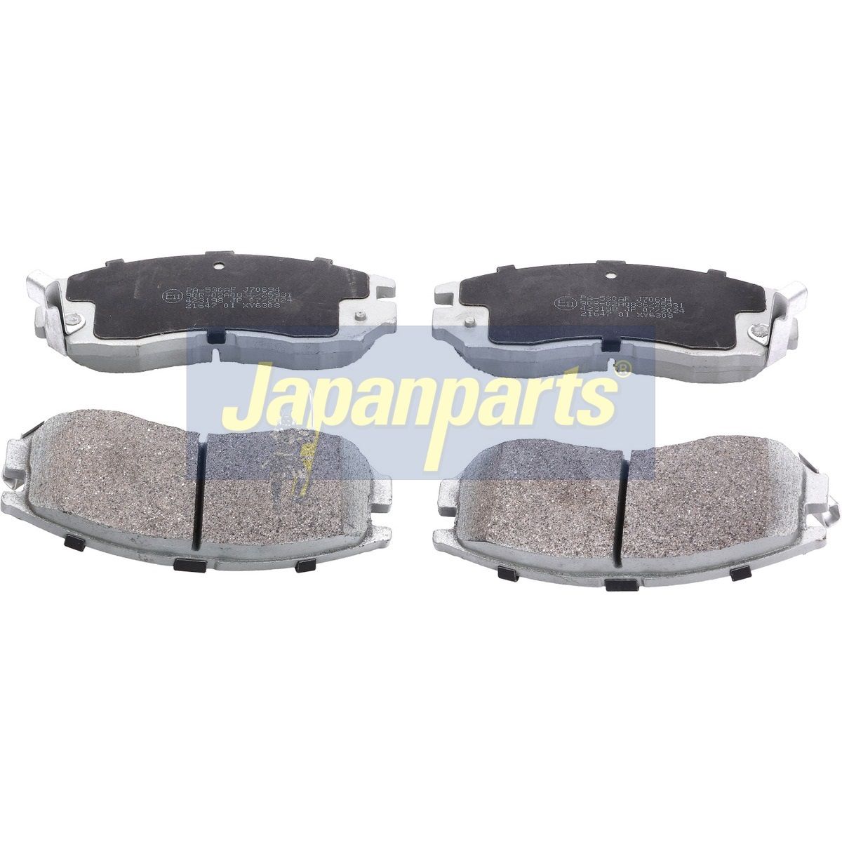 JAPANPARTS PA-530AF - Bremsbelagsatz, Scheibenbremse