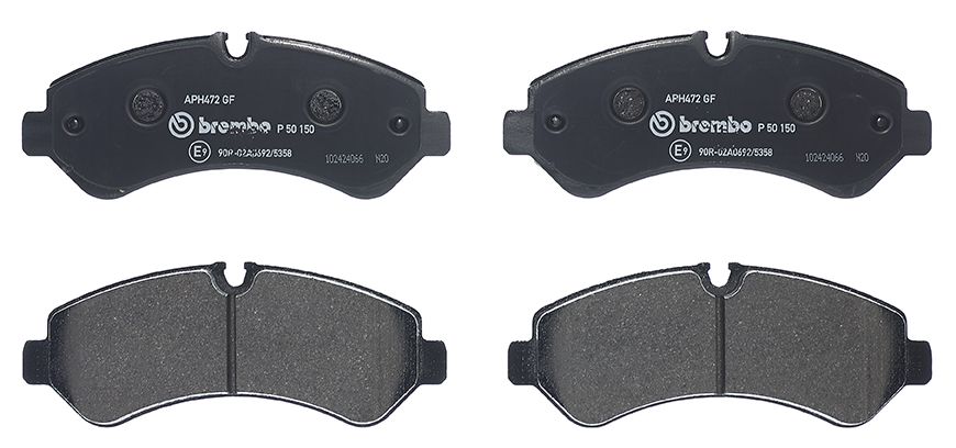 Brembo P 50 150 Bremsbelagsatz, Scheibenbremse