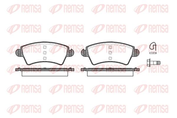 Brake Pad Set, disc brake 0726.10