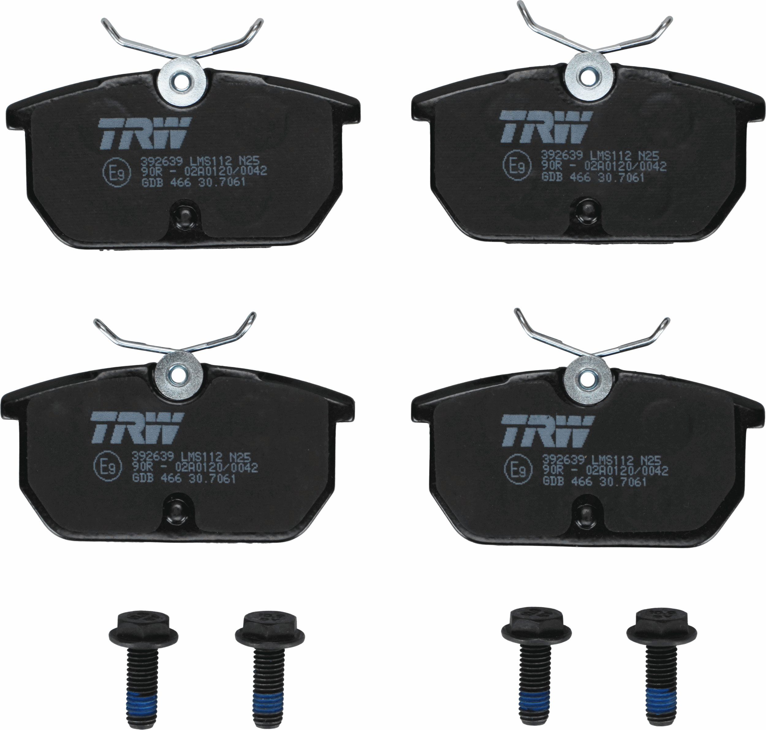 Bremsbelagsatz, Scheibenbremse