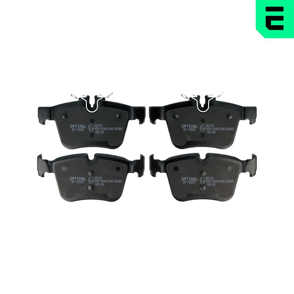 OPTIMAL BP-12655 - Bremsbelagsatz, Scheibenbremse