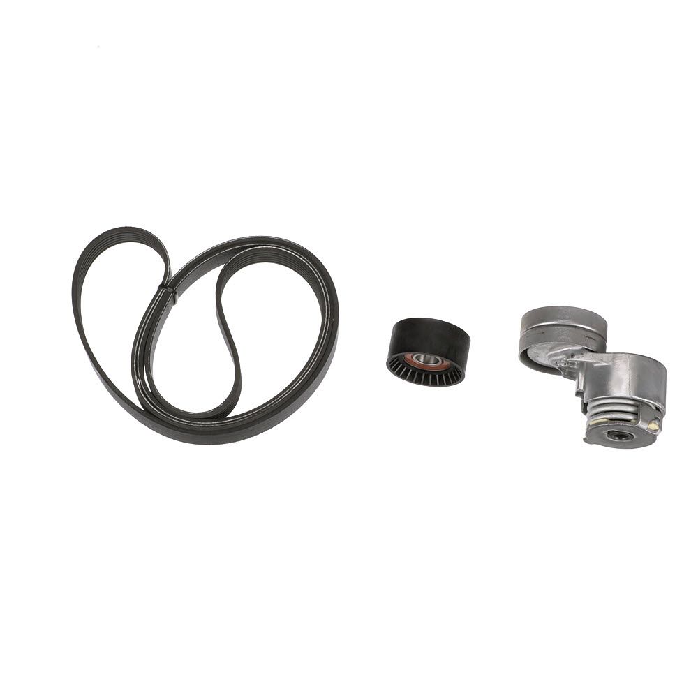 V formos rumbuotas diržas, komplektas