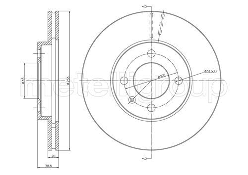 Brake Disc 23-0230C