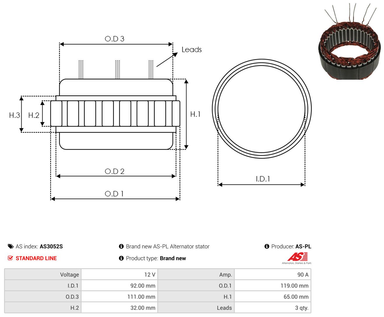 Stator, Generator