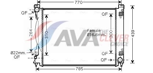 AVA Deutschland AI2231 Kühler, Motorkühlung