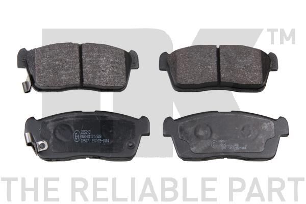 Bremsbelagsatz, Scheibenbremse