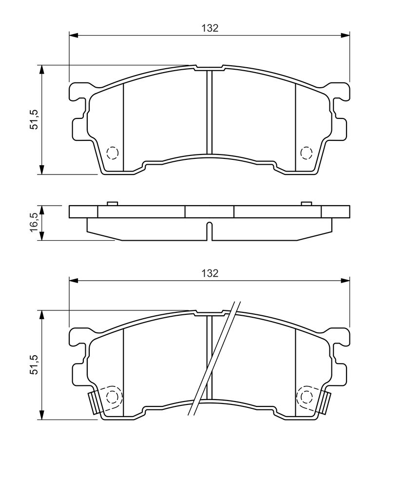 Bremsbelagsatz, Scheibenbremse