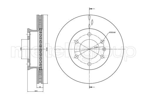 Brake Disc 23-0881