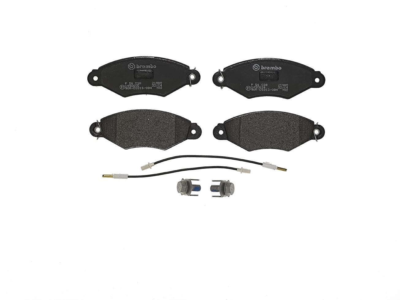 Brembo P 56 038 Bremsbelagsatz, Scheibenbremse