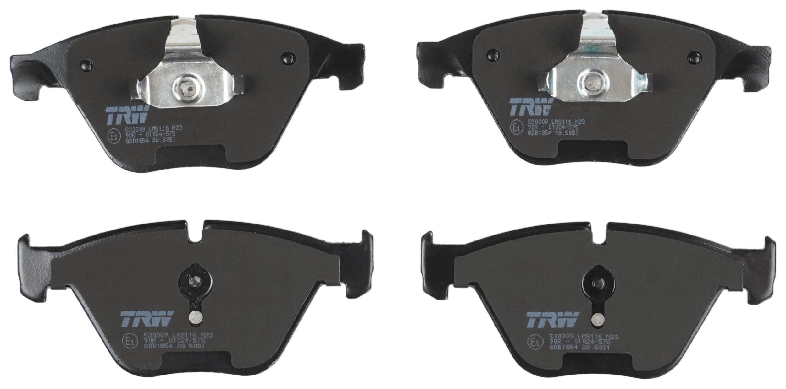 TRW DISC BRAKE PADS - TecDoc 2
