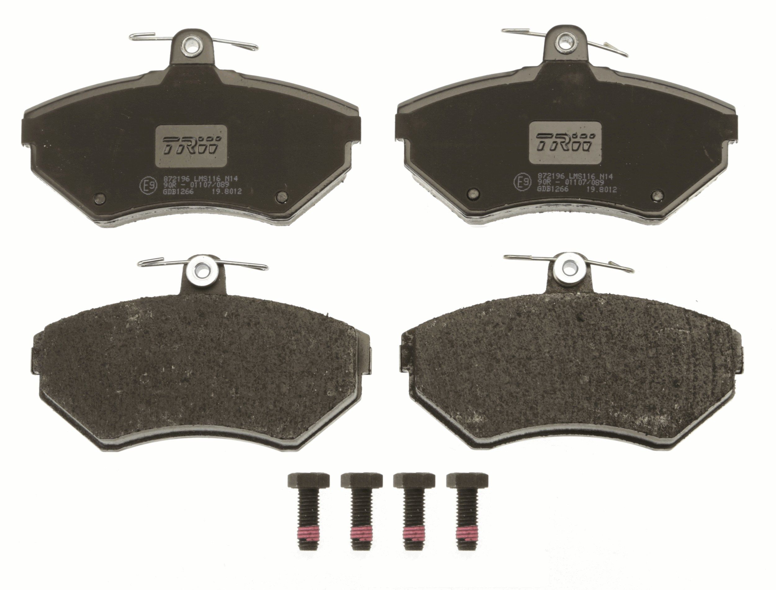 TRW DISC BRAKE PADS - TecDoc 2