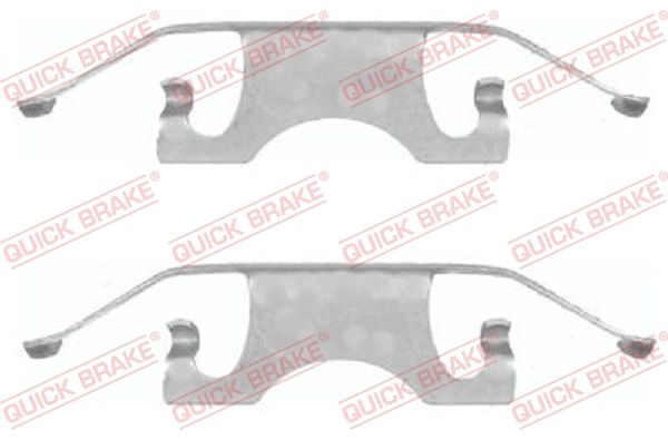 Accessory Kit, disc brake pad 109-1640