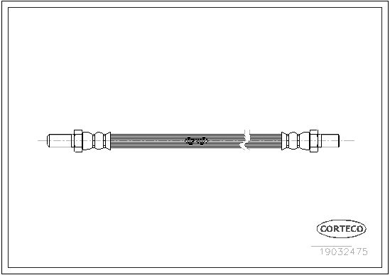 FLEXIBLE DE FREIN VAUXHALL  0705