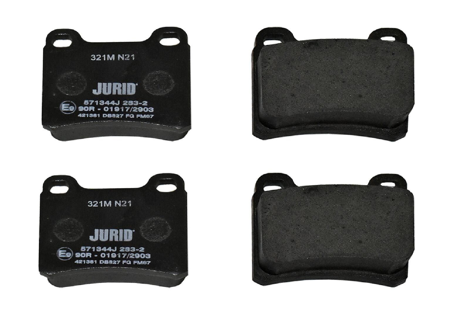 Bremsbelagsatz, Scheibenbremse