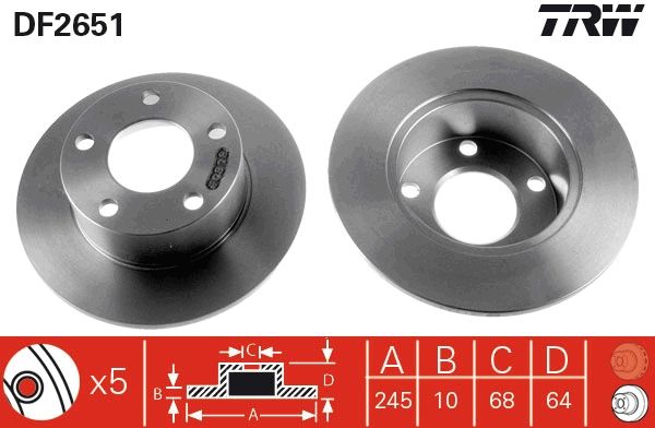 Brake Disc DF2651