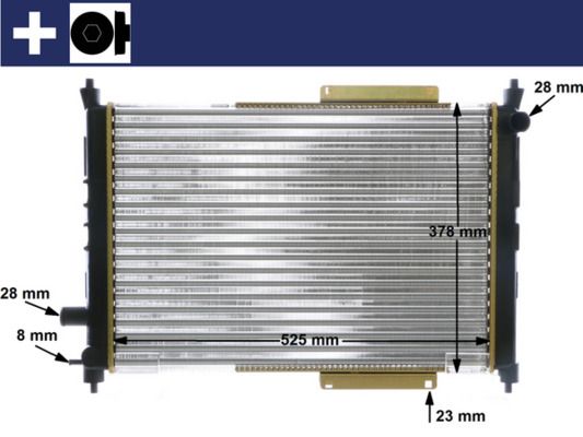 Radiador, refrigeración del motor