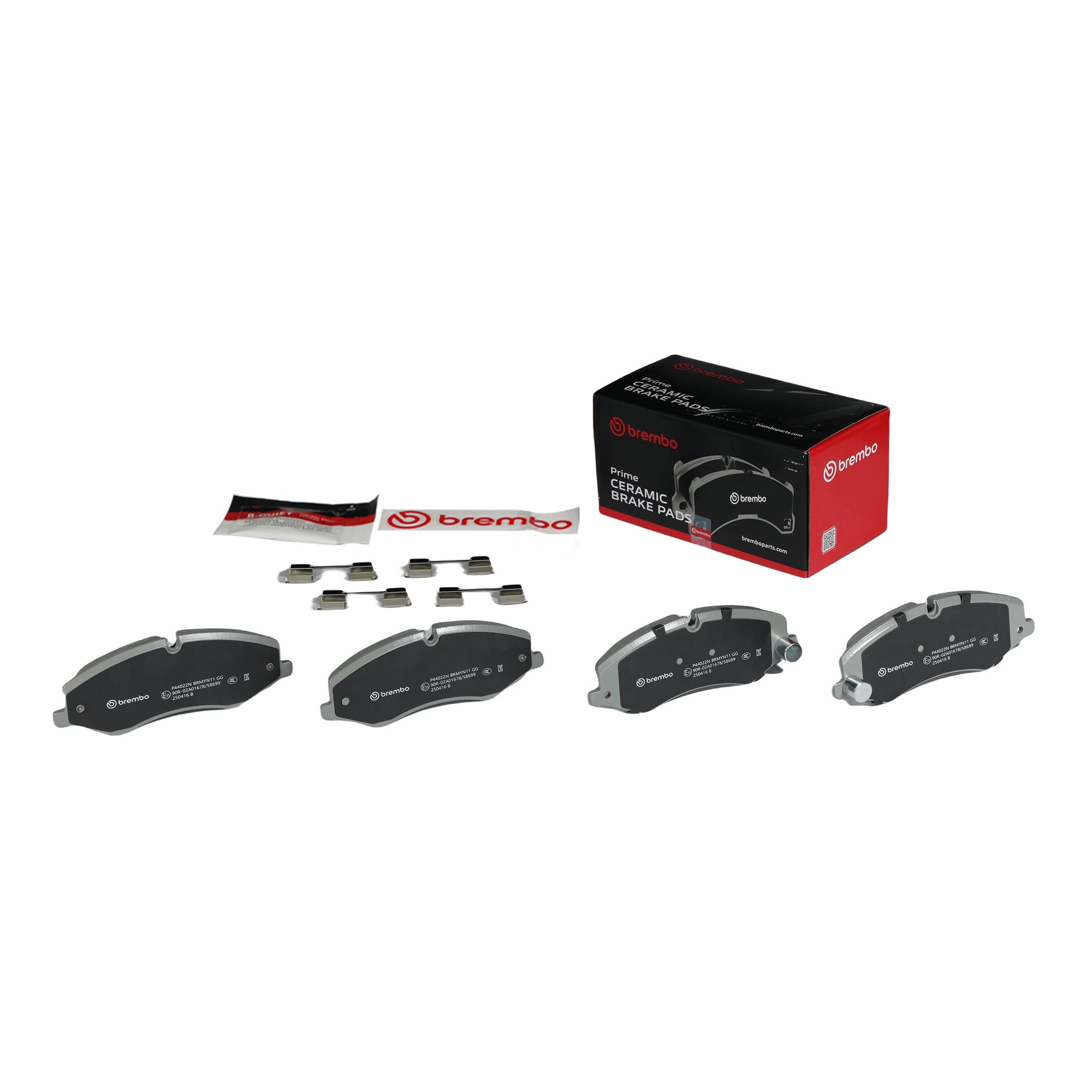 BREMBO DISC PAD -  LAND ROVER DISCOVERY 4 14-15 (FRT) - TecDoc 1