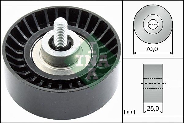 Schaeffler INA 532 0655 10 Deflection/Guide Pulley, V-ribbed belt