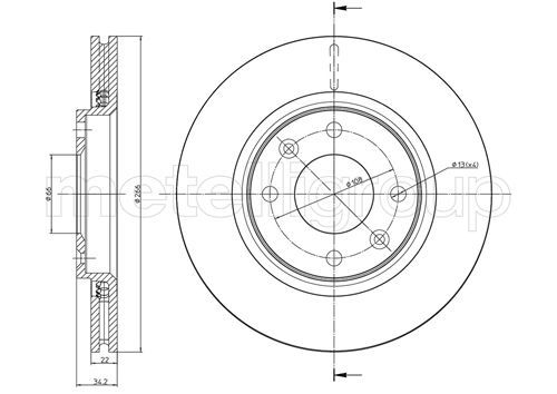 Brake Disc 23-0555C