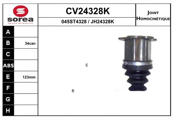 Gelenksatz, Antriebswelle