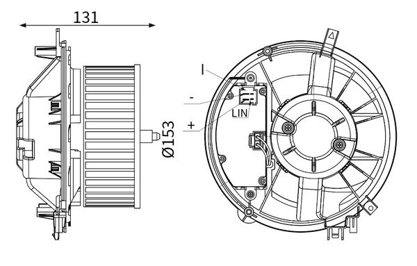 MAHLE AB 426 000S - Innenraumgebl&auml;se