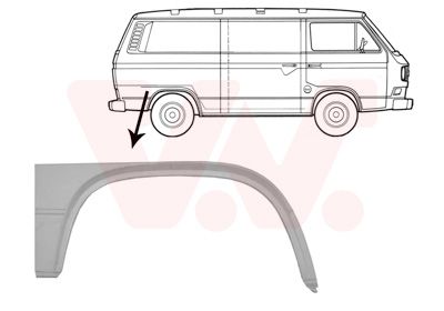 VAN WEZEL 5870146 - Seitenwand