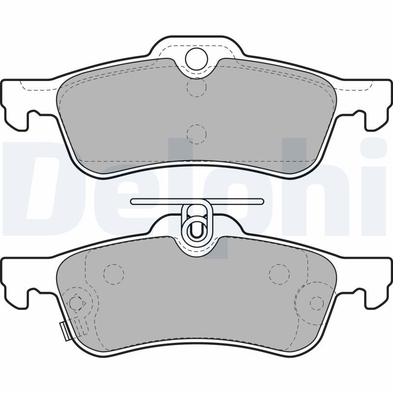 Brake Pad Set, disc brake LP2007